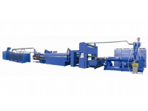 SJPL-G series plastic extruded flat film flat yarn unit